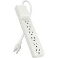 Fasttrack 14 in. Home & Office 6-Outlets Surge Suppressor, White FA3201584